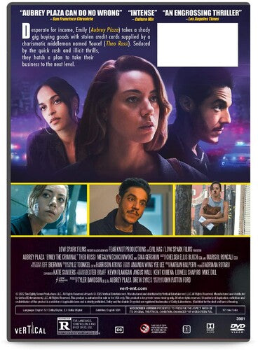 Emily The Criminal, Emily The Criminal, DVD