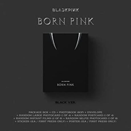 Born Pink (Standard Cd Boxset - Version B / Black), Blackpink, CD