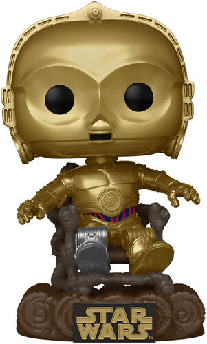 Return Of The Jedi 40Th - C3p0 In Chair, Funko Pop! Star Wars:, Collectibles