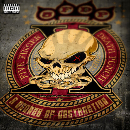 A Decade Of Destruction - Crimson Red, Five Finger Death Punch, LP