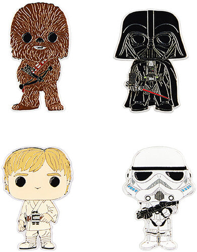 Star Wars 40Th Annv Return Of The Jedi 4Pk, Loungefly Funko Pin Set:, Apparel