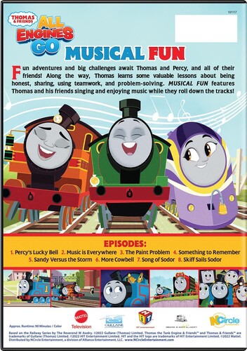 Thomas & Friends All Engines Go - Musical Fun, Thomas & Friends All Engines Go - Musical Fun, DVD