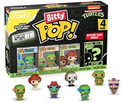 Bitty Pop Tmnt Leonardo 4 Pack, Bitty Pop Teenage Mutant Ninja Turtles, Collectibles