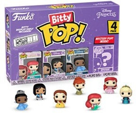 Bitty Pop Disney Princess Ariel 4 Pack, Bitty Pop Disney Ariel, Collectibles
