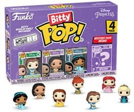 Bitty Pop Disney Princess Belle 4 Pack, Bitty Pop Disney Belle, Collectibles