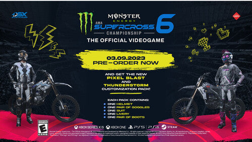Xb1/Xbx Monster Energy Supercross 6, Xb1/Xbx Monster Energy Supercross 6, VIDEOGAMES