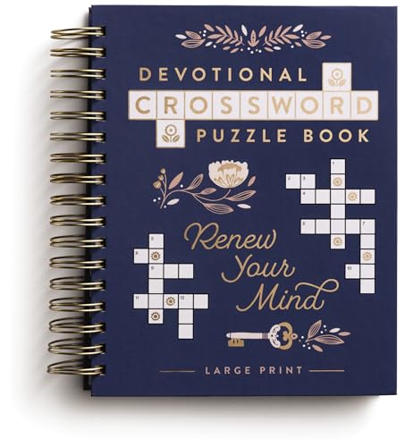 Devotional Crossword Puzzle Book: Renew Your Mind by Dayspring