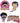 Jimi Hendrix - Flaming Guitar, Funko Pop! 4Pk Pin Set:, Apparel