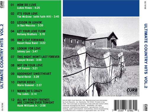 Ultimate Country Hits Vol 2 / Various, Ultimate Country Hits Vol 2 / Various, CD