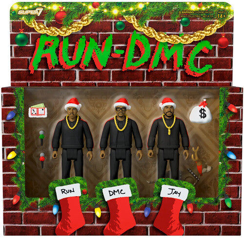 Run Dmc Reaction Figures Wave 2 - Holiday 3 Pack
