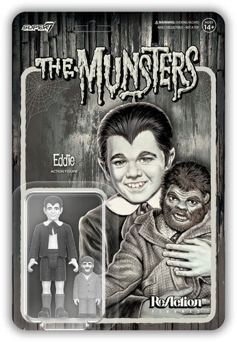 Munsters Reaction Wv 3 - Eddie Munster (Grayscale)