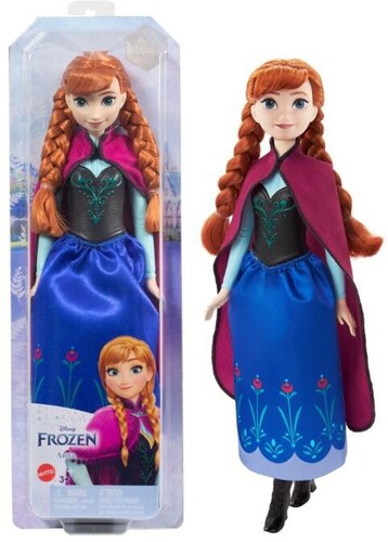 Disney Frozen Doll Anna With Braids