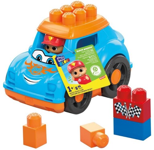 First Builders Ricky Race Car Toddler Building Toy