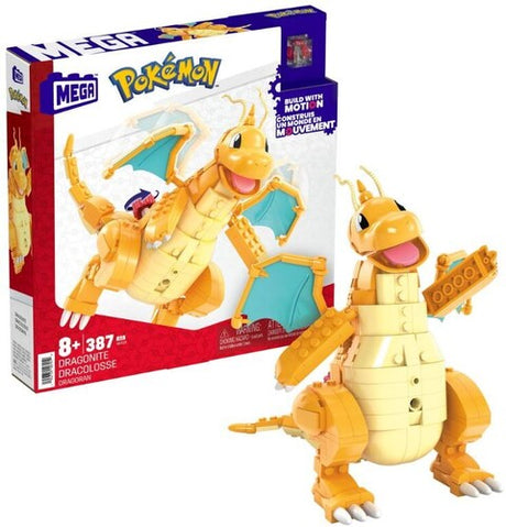 Pokemon Dragonite Building Toy Set, Mega Bloks Pokemon, Collectibles