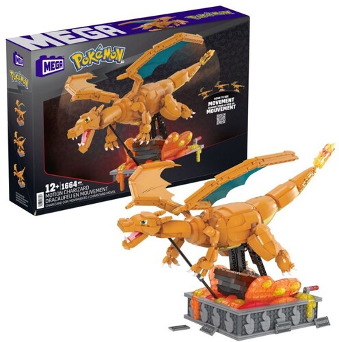Pokemon Build With Motion Charizard Building Toy