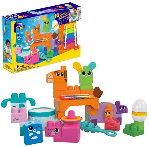 Musical Farm Band Toddler Building Toy Set