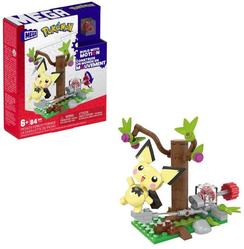 Pokemon Pichu In The Forest Building Toy Set