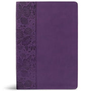 CSB Super Giant Print Reference Bible, Purple Leathertouch, Value Edition by Csb Bibles by Holman