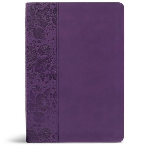 CSB Super Giant Print Reference Bible, Purple Leathertouch, Value Edition by Csb Bibles by Holman