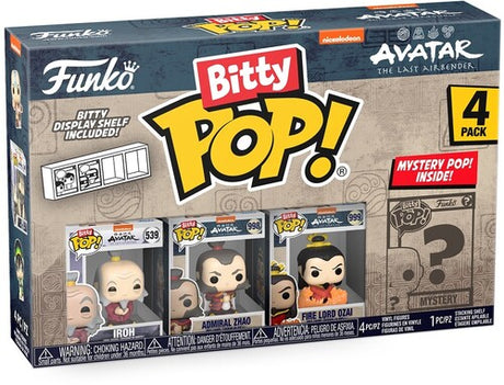 Avatar: The Last Airbender - Iroh 4Pk, Funko Bitty Pop!:, Collectibles