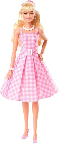 Barbie Movie Barbie Wearing Pink And White Gingham, Barbie, Collectibles