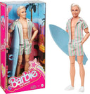 Barbie Movie Ken Doll Wearing Pastel Striped Beach, Barbie, Collectibles
