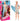 Barbie Movie Ken Doll Wearing Pastel Striped Beach