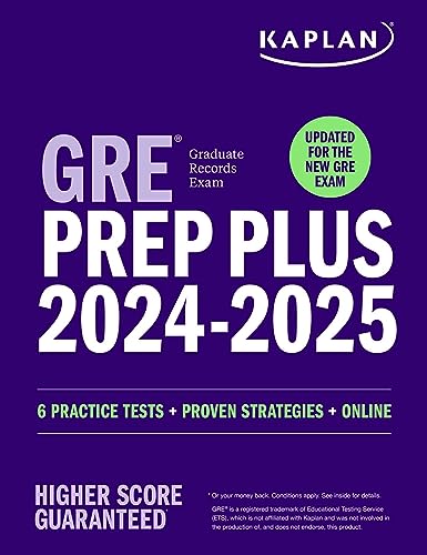 GRE Prep Plus 2024-2025 - Updated for the New GRE by Kaplan Test Prep