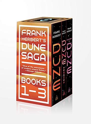 Frank Herbert's Dune Saga 3-Book Boxed Set: Dune, Dune Messiah, and Children of Dune -- Frank Herbert, Mass Market Paperbound