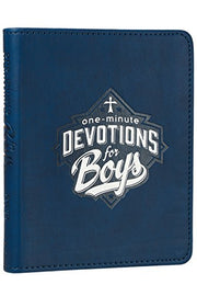 One-Min Devotions for Boys Lux-Leather by O'Neal Jayce