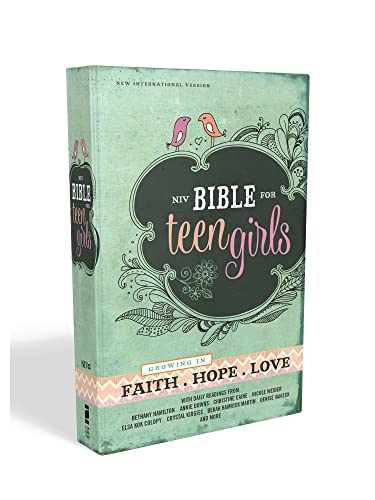 Bible for Teen Girls-NIV: Growing in Faith, Hope, and Love -- Zondervan, Bible