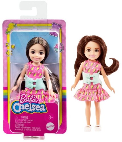 Chelsea With Thunderbolt Dress & Back Brace, Barbie, Collectibles