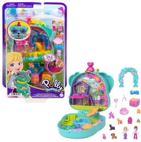 Polly Pocket World Doggy Birthday Bath