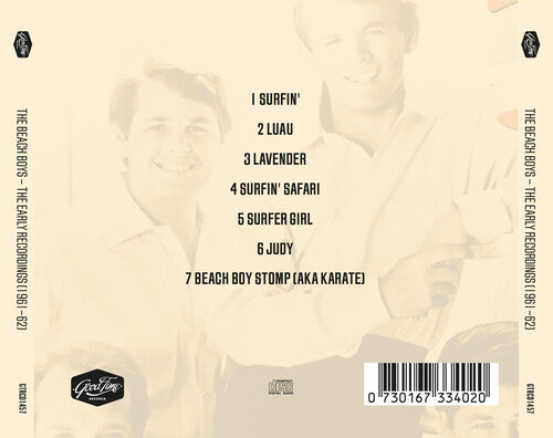 Early Recordings (1961-62), The Beach Boys, CD