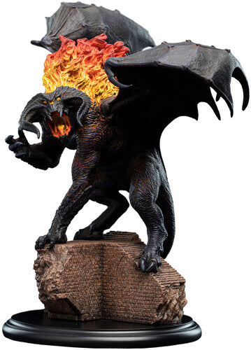 Lotr Trilogy - Balrog In Moria Miniature Statue, Open Edition Polystone, Collectibles