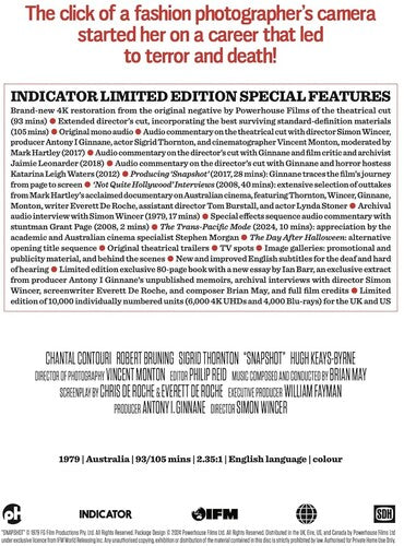Snapshot (Aka The Day After Halloween) (Us Le)/Bd, Snapshot (Aka The Day After Halloween) (Us Le)/Bd, Blu-Ray