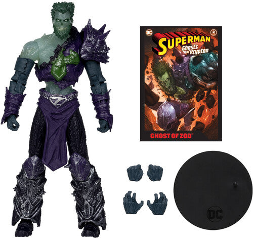 Dc Direct Fig W/ Comic - Superman Wv5 Ghost Of Zod