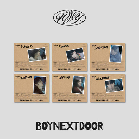 Why.. (Letter Ver.), Boynextdoor, CD