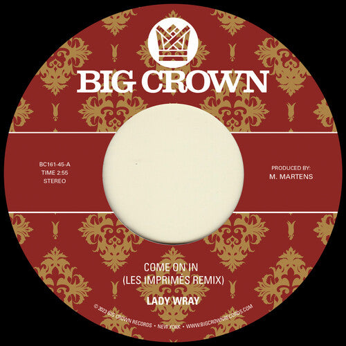Come On In (Les Imprimes Remix) B/W Under The Sun -- Wray,Lady / Les Imprimes / Surprise Chef, 7"