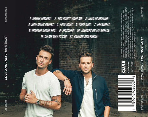 Need To Breathe, Love And Theft, CD