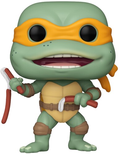 Pop Tmnt 1990 Michelangelo Sausage Link Nunchucks, Funko Pop Movies, Collectibles