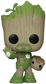 Funko Pop Marvel We Are Groot Iron Man