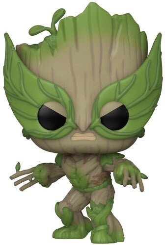 Funko Pop Marvel We Are Groot Wolverine