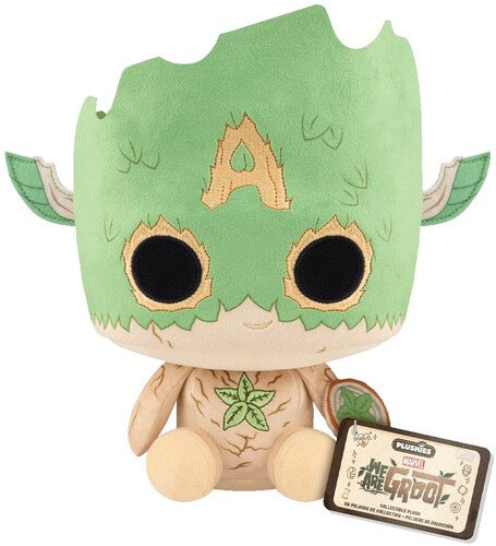 Pop Plush Marvel We Are Groot Capt America 7In