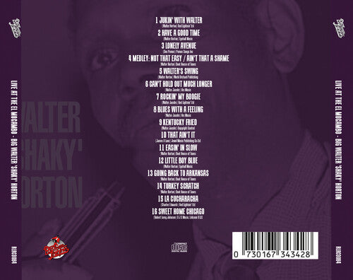 Live At The El Mocambo, Big Walter Horton, CD