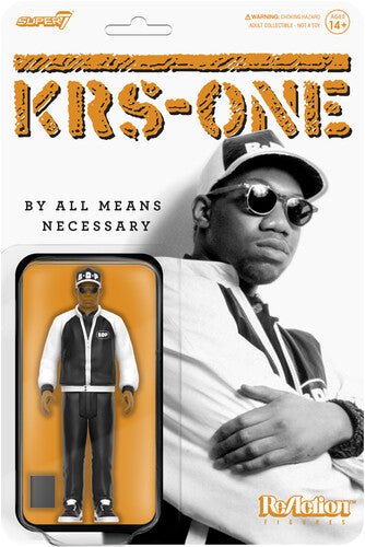 KRS-ONE / SUPER7 - BOOGIE DOWN PRODUCTIONS 'BY ALL MEANS NECESSARY"- ReACTION FIGURE (WAVE 1)
