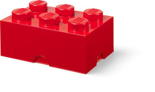 Lego Storage Brick 6 Bright Red, Room Copenhagen, Collectibles