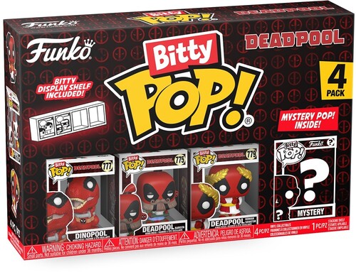Funko Bitty Pop Deadpool Dinopool 4 Pack