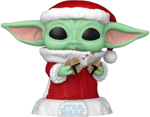 Pop Star Wars Mando Holiday Grogu