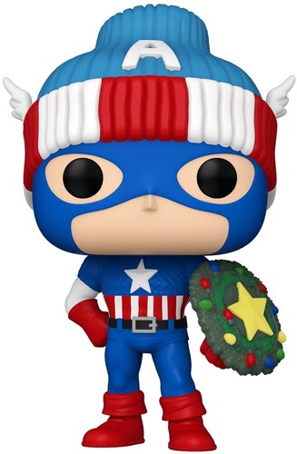Pop Marvel Holiday S4 Capt. America